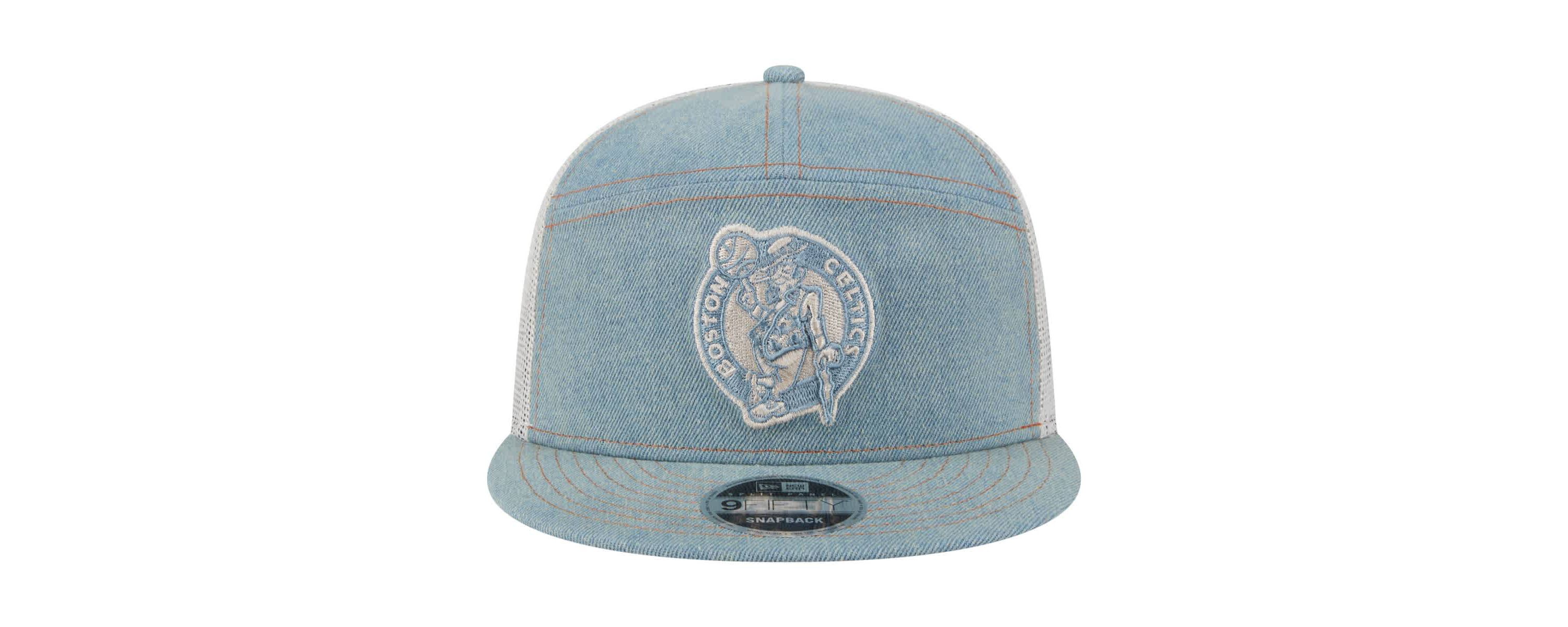 NBA Boston Celtics Adventure Split Panel 9FIFTY Snapback Trucker Hat