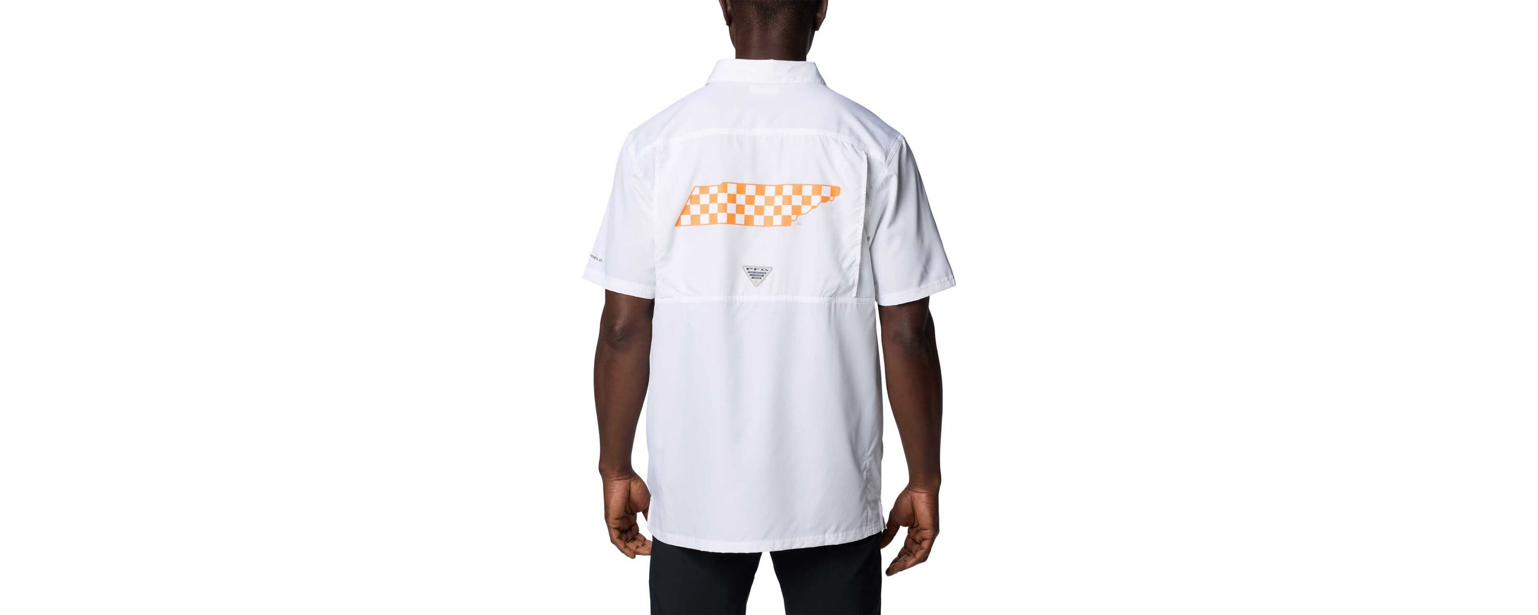 NCAA Tennessee Volunteers Slack Tide Button-Up Camp Shirt