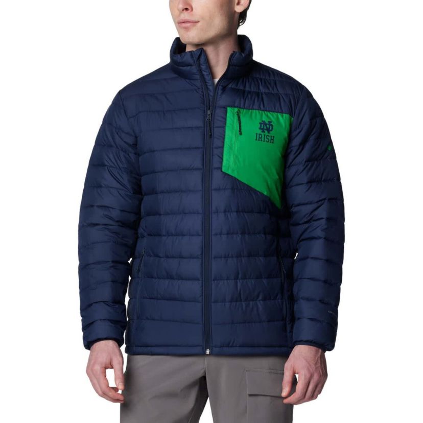 NCAA Notre Dame Fighting Irish Double Blitz Omni-Heat Infinity Insulated Full-Zip Jacket