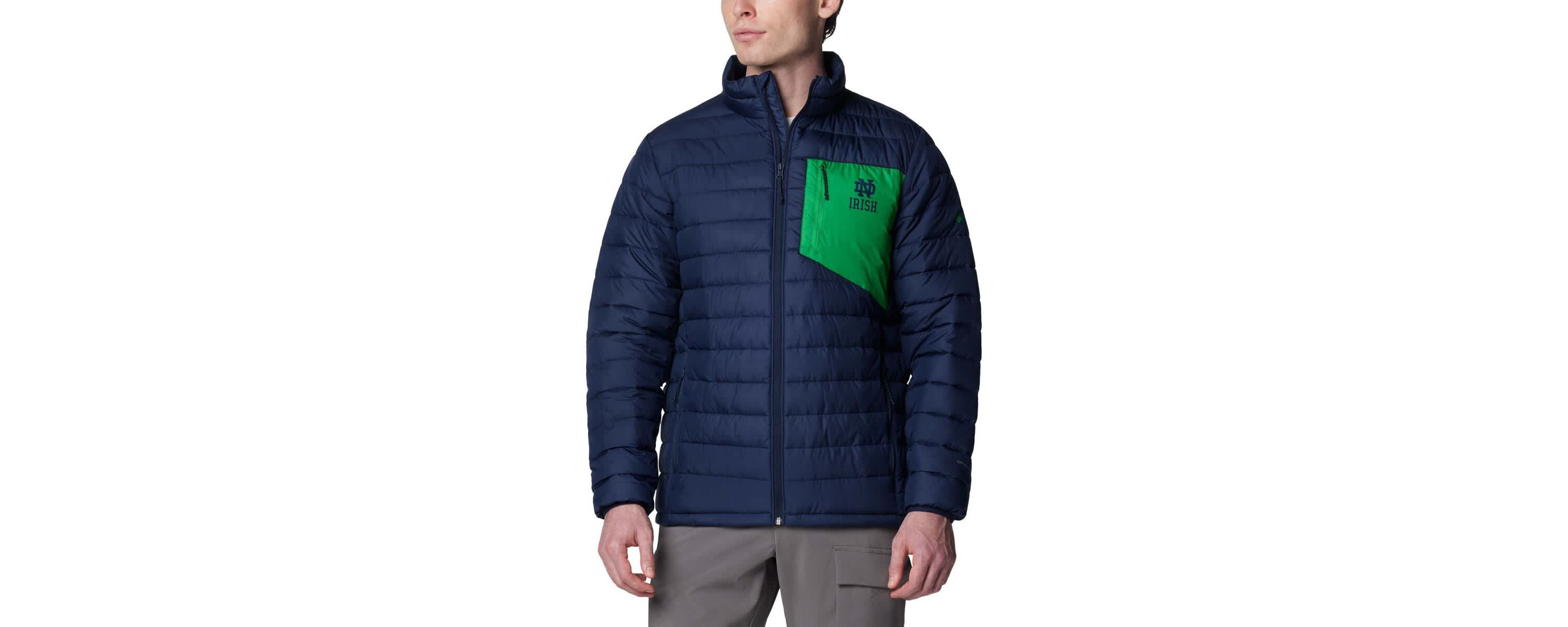 NCAA Notre Dame Fighting Irish Double Blitz Omni-Heat Infinity Insulated Full-Zip Jacket