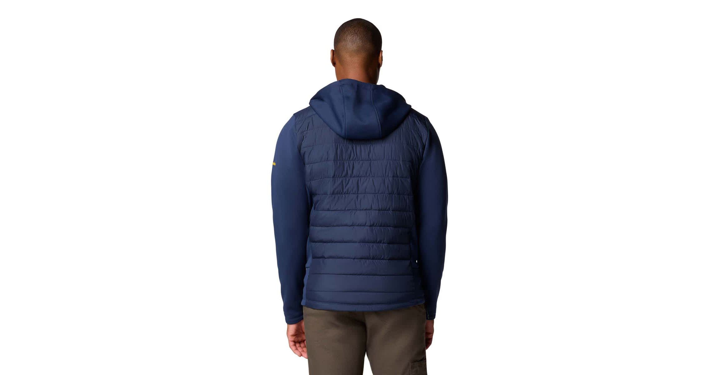 NCAA Michigan Wolverines Out-Shield Hybrid Full-Zip Hoodie Jacket