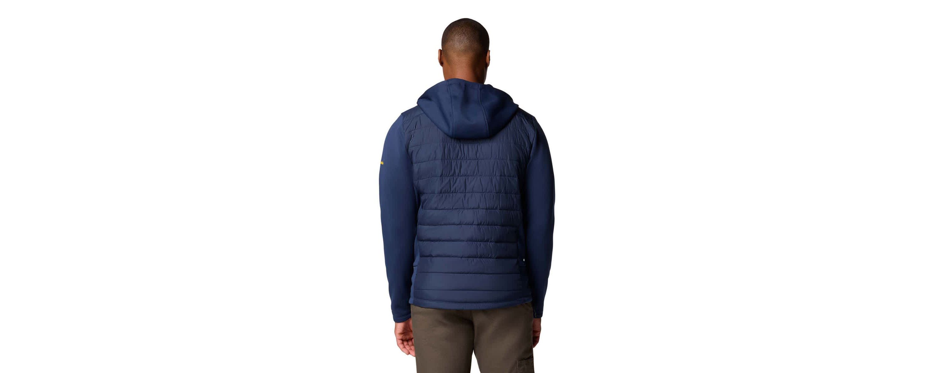 NCAA Michigan Wolverines Out-Shield Hybrid Full-Zip Hoodie Jacket