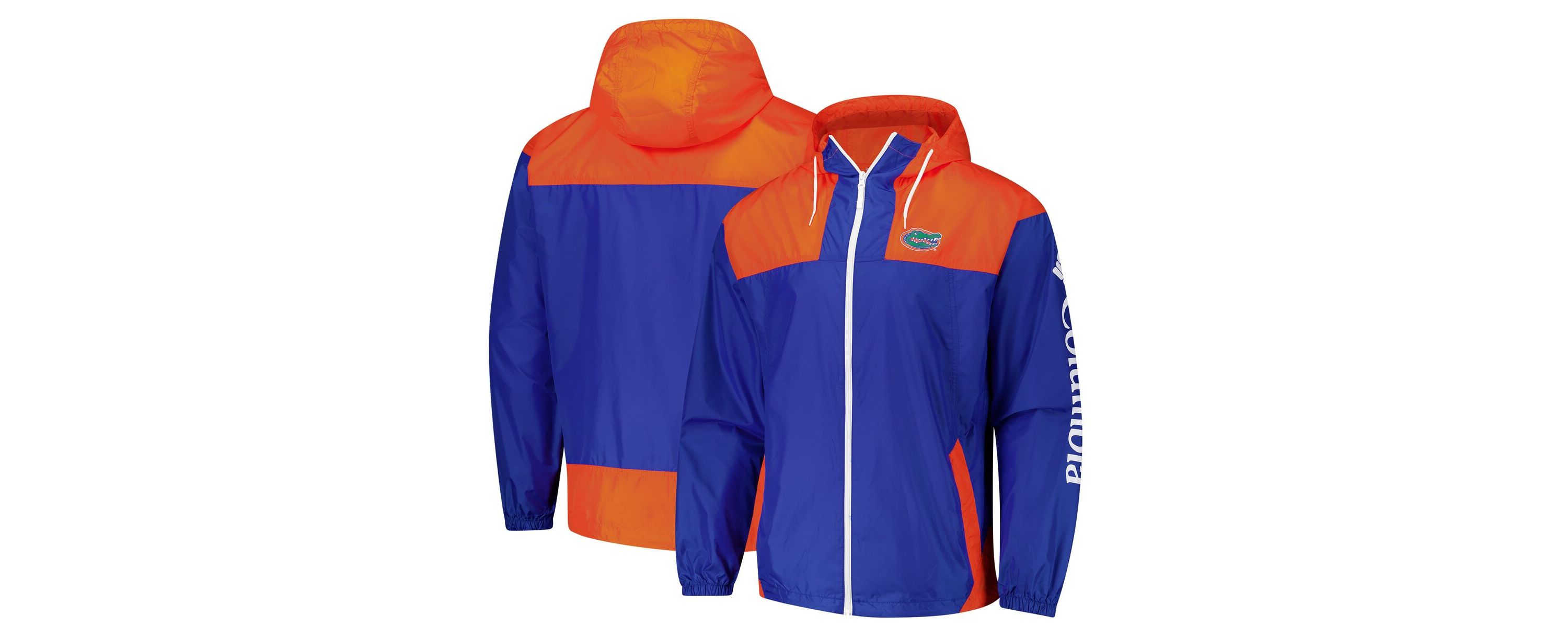 NCAA Florida Gators Flash Challenger II Omni-Shade Full-Zip Windbreaker Jacket
