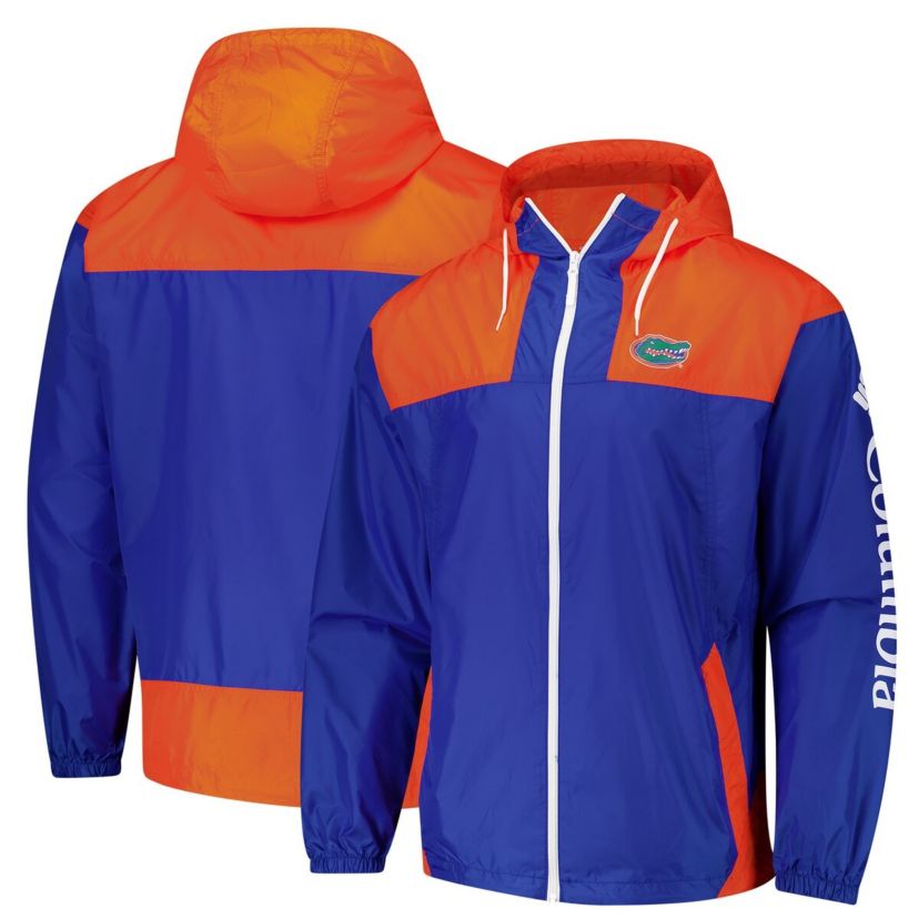 NCAA Florida Gators Flash Challenger II Omni-Shade Full-Zip Windbreaker Jacket
