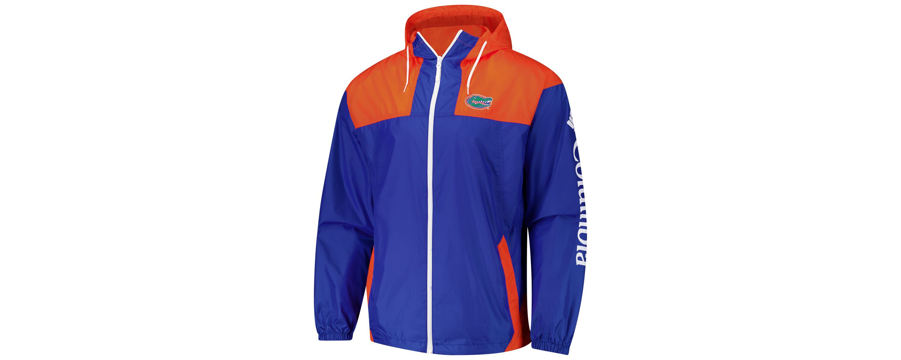 NCAA Florida Gators Flash Challenger II Omni-Shade Full-Zip Windbreaker Jacket