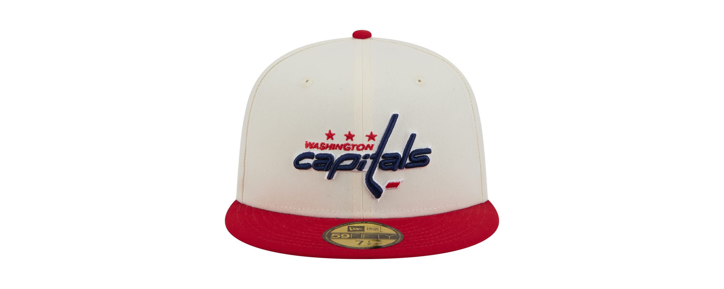 NHL Washington Capitals Chrome Two-Toned 59FIFTY Fitted Hat