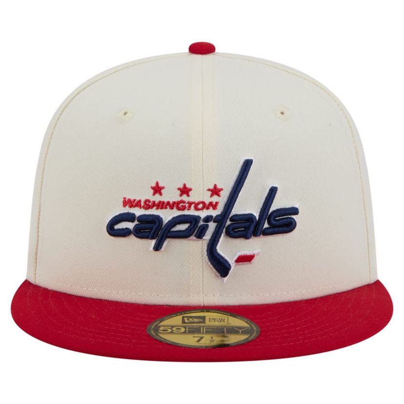 NHL Washington Capitals Chrome Two-Toned 59FIFTY Fitted Hat