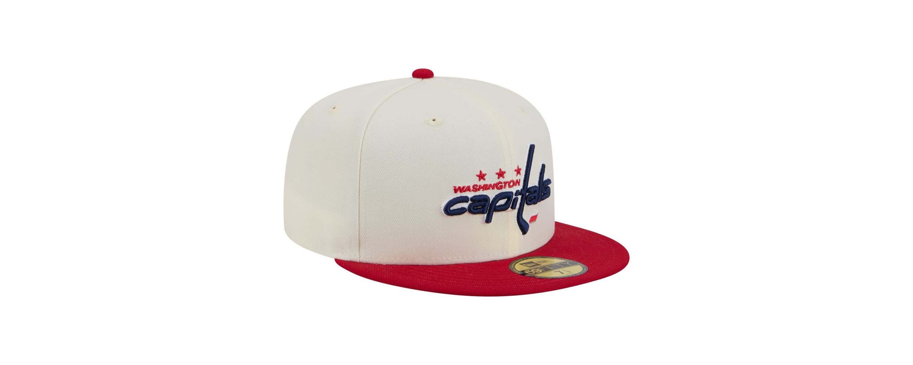 NHL Washington Capitals Chrome Two-Toned 59FIFTY Fitted Hat