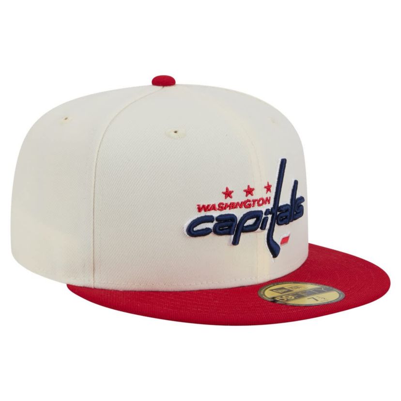 NHL Washington Capitals Chrome Two-Toned 59FIFTY Fitted Hat