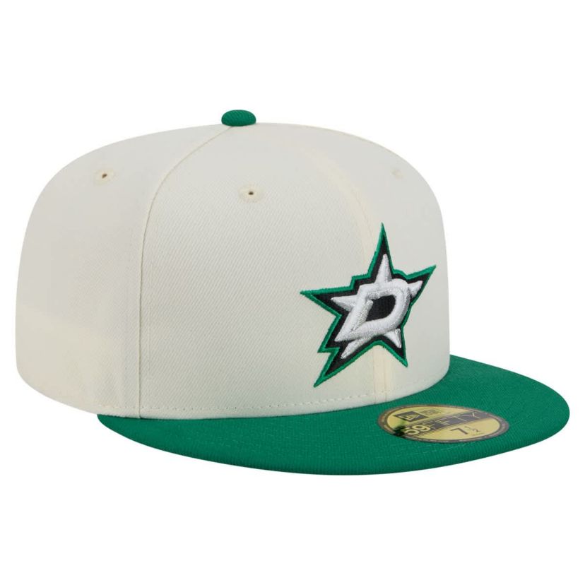 NHL Dallas Stars Chrome Two-Toned 59FIFTY Fitted Hat