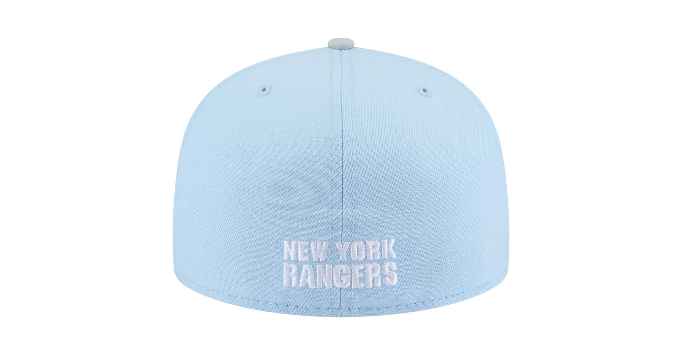 NHL Light Blue/Gray New York Rangers Color Pack 2-Tone 59FIFTY Fitted Hat