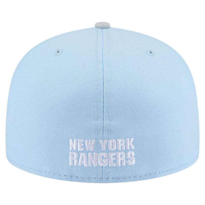 NHL Light Blue/Gray New York Rangers Color Pack 2-Tone 59FIFTY Fitted Hat