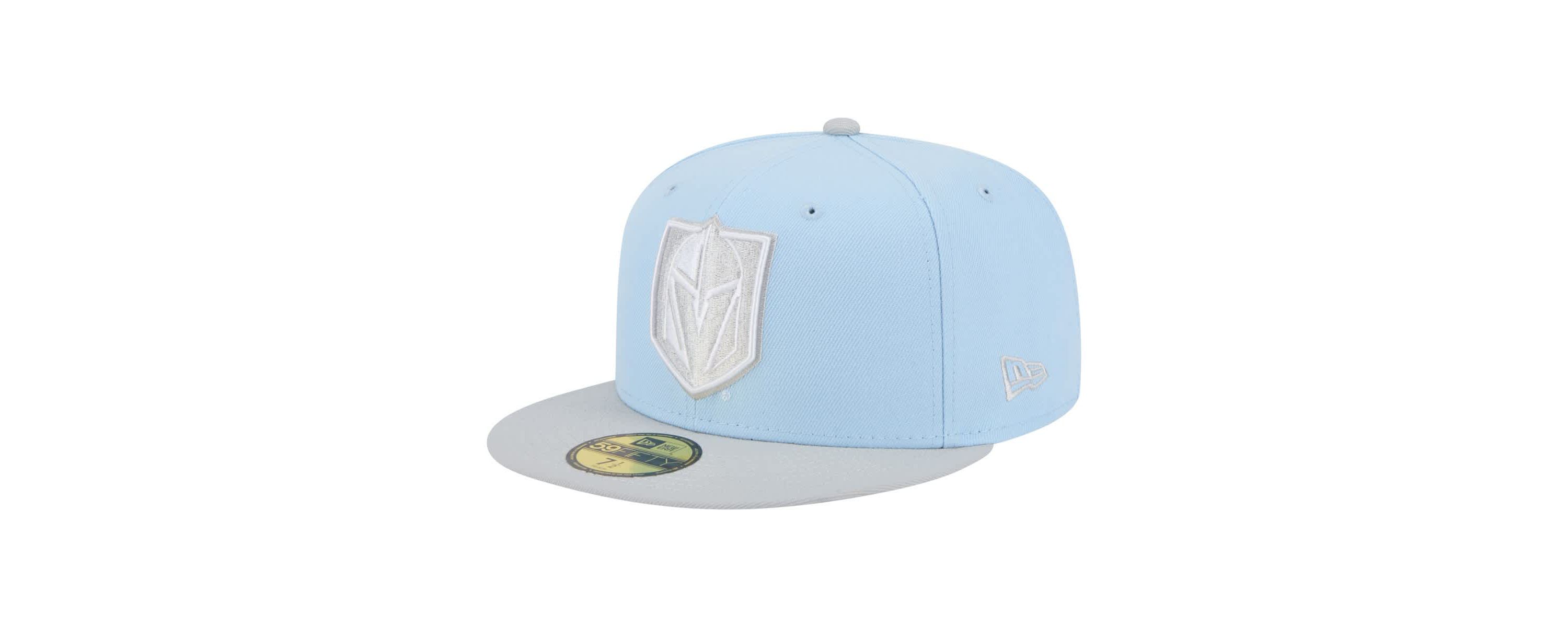 NHL Light Blue/Gray Vegas Golden Knights Color Pack Two-Tone 59FIFTY Fitted Hat