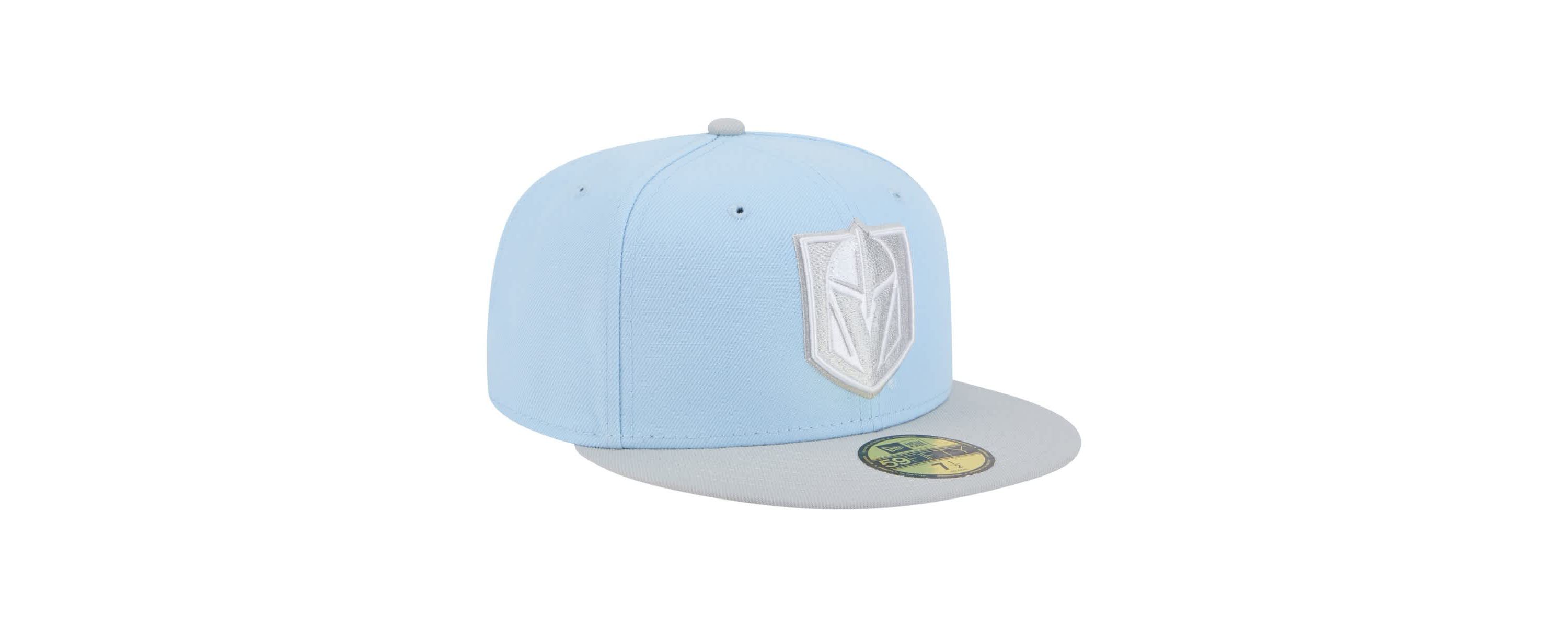 NHL Light Blue/Gray Vegas Golden Knights Color Pack Two-Tone 59FIFTY Fitted Hat
