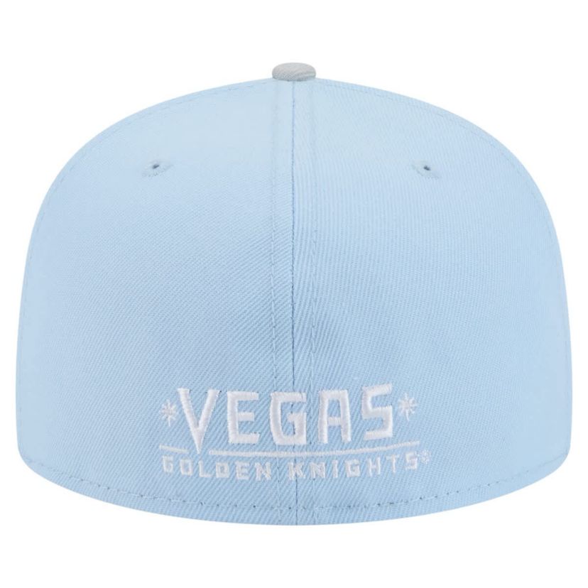 NHL Light Blue/Gray Vegas Golden Knights Color Pack Two-Tone 59FIFTY Fitted Hat
