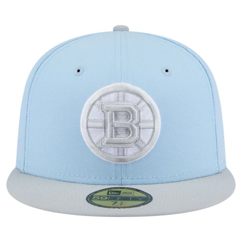 NHL Light Blue/Gray Color Pack Two-Tone 59FIFTY Fitted Hat