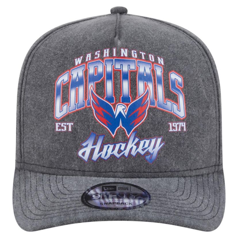 NHL Washington Capitals Throwback Washed A-Frame Pre-Curved 9FIFTY Snapback Hat
