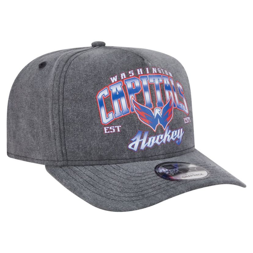 NHL Washington Capitals Throwback Washed A-Frame Pre-Curved 9FIFTY Snapback Hat