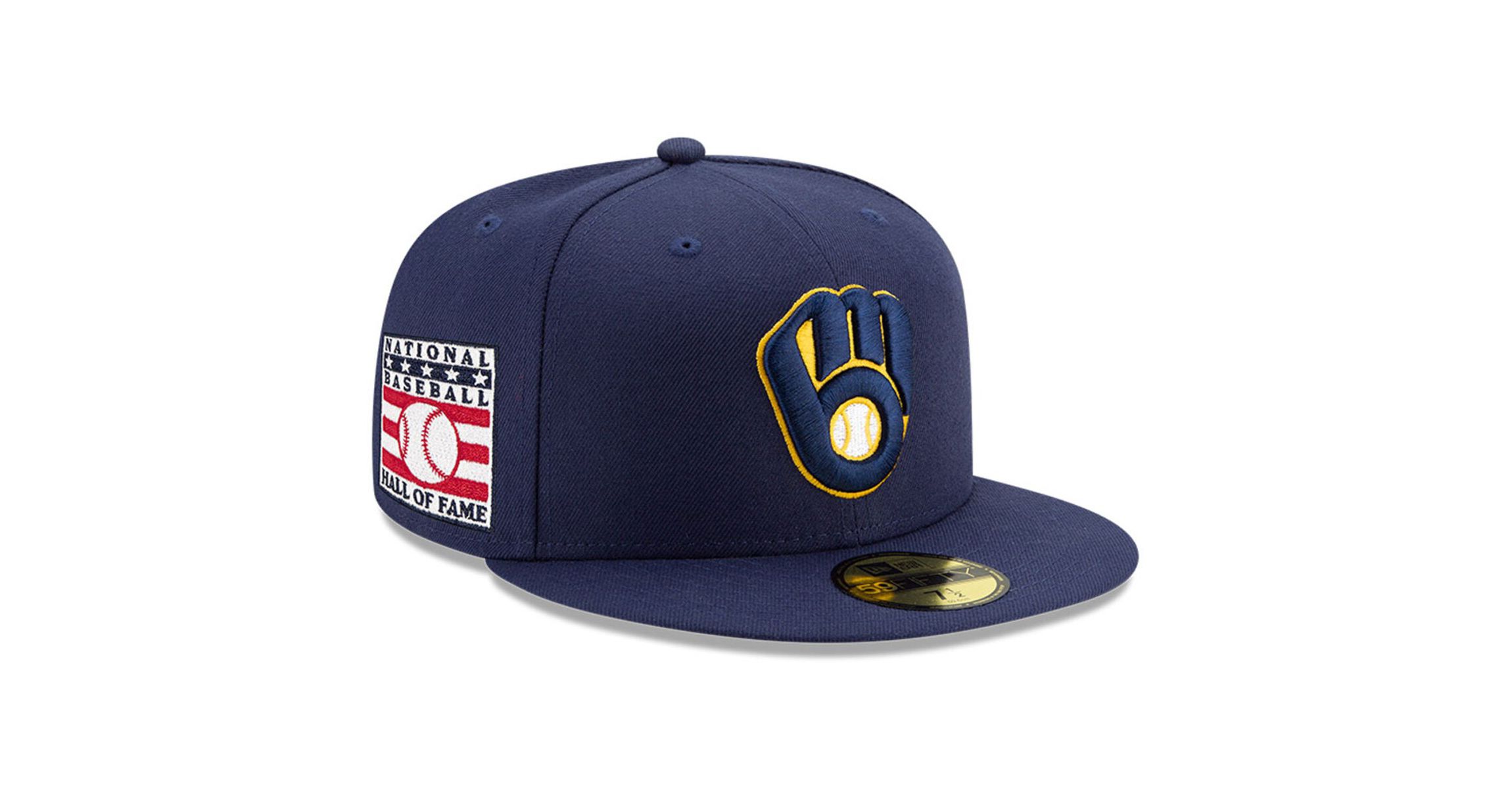 MLB Milwaukee Brewers National Baseball Hall of Fame 59FIFTY Fitted Hat