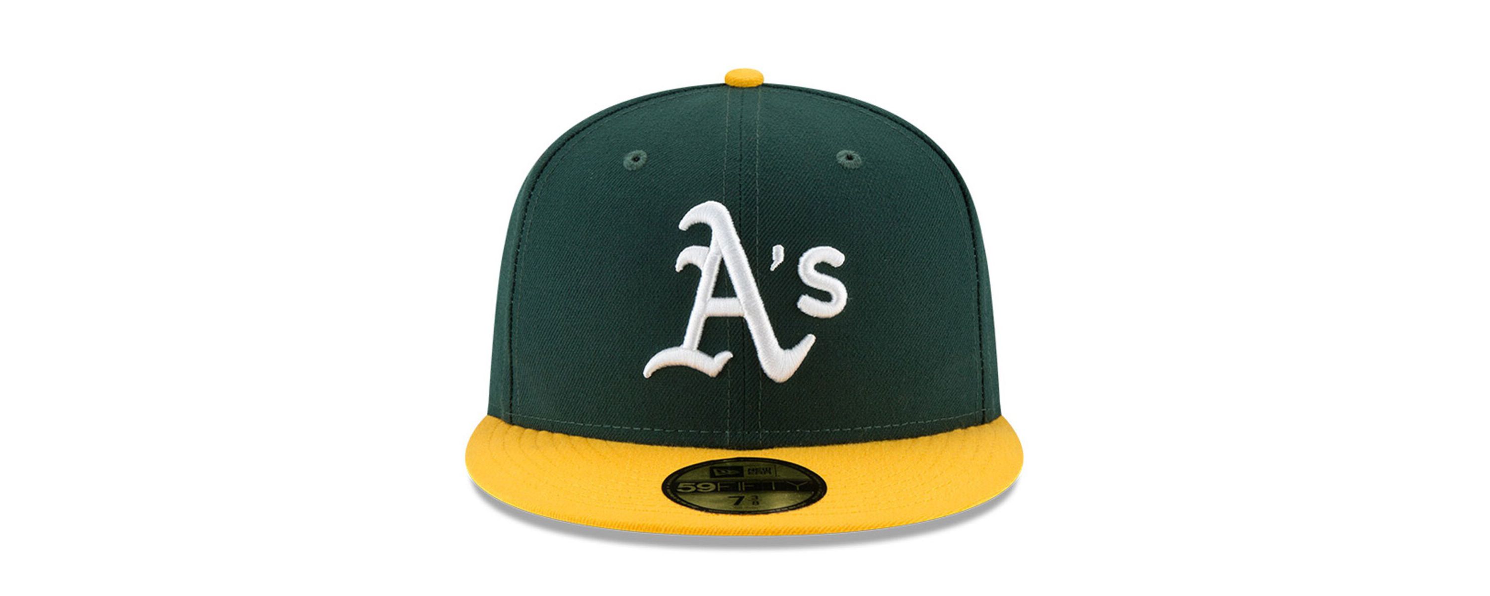 Oakland Athletics MLB Green/Gold Athletics National Baseball Hall of Fame 59FIFTY Fitted Hat