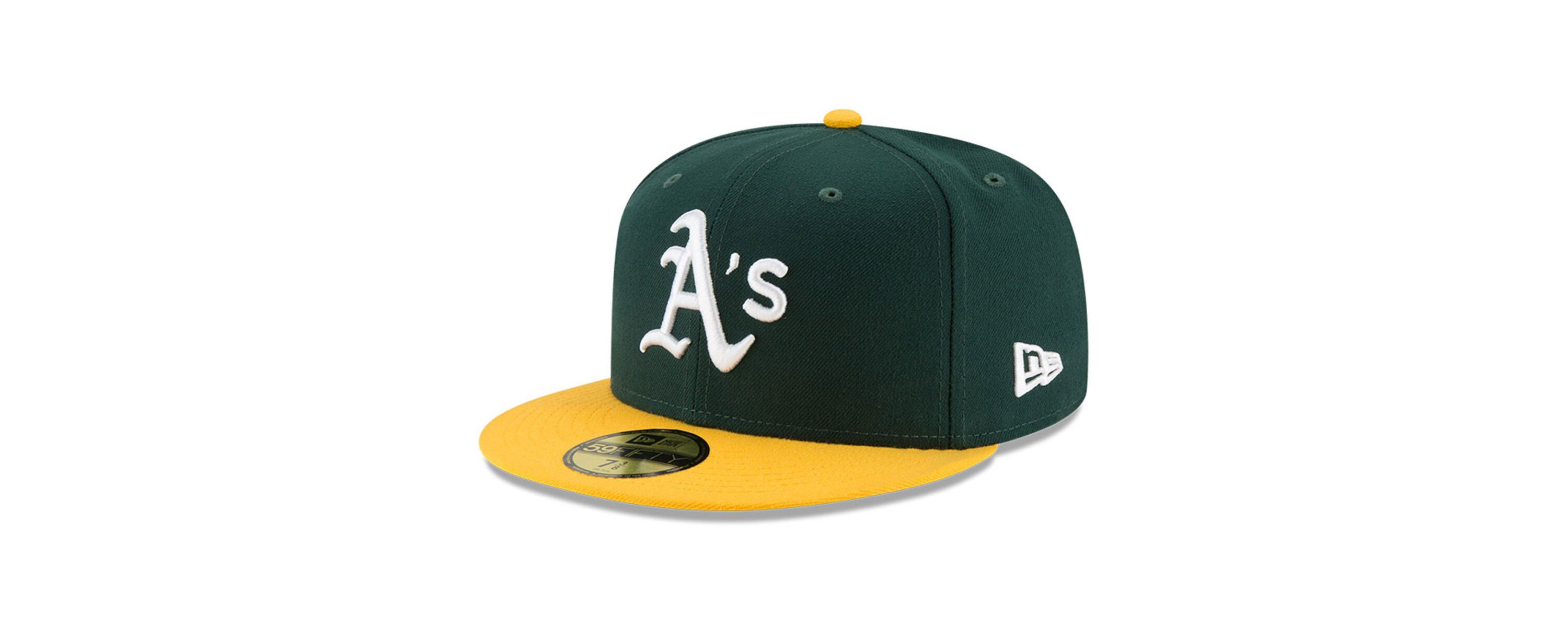 Oakland Athletics MLB Green/Gold Athletics National Baseball Hall of Fame 59FIFTY Fitted Hat