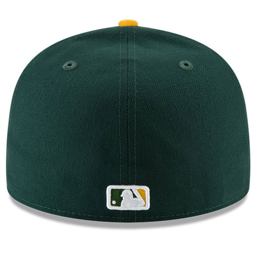 Oakland Athletics MLB Green/Gold Athletics National Baseball Hall of Fame 59FIFTY Fitted Hat