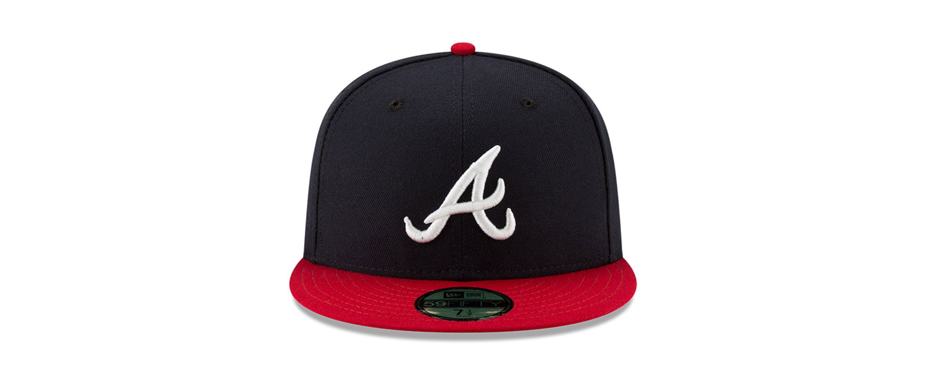 MLB Navy/Red Atlanta Braves National Baseball Hall of Fame 59FIFTY Fitted Hat