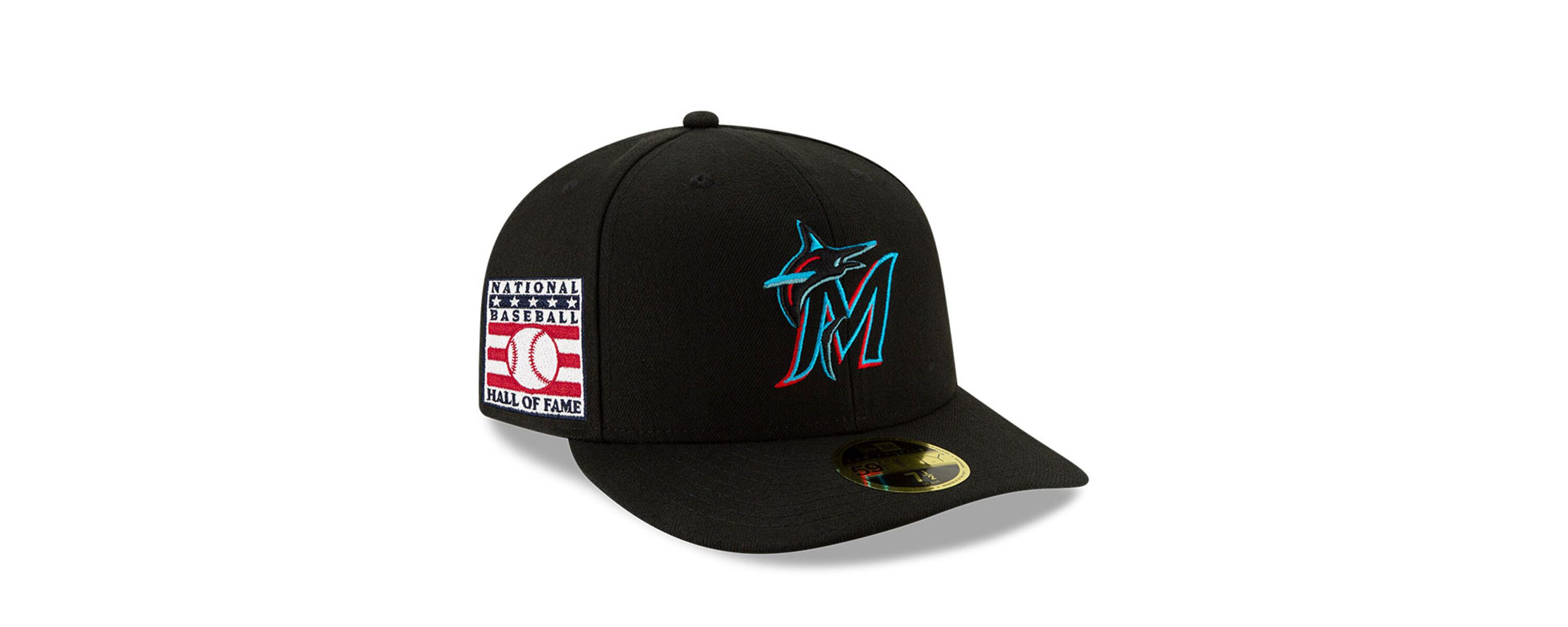 MLB Miami Marlins National Baseball Hall of Fame Low 59FIFTY Fitted Hat