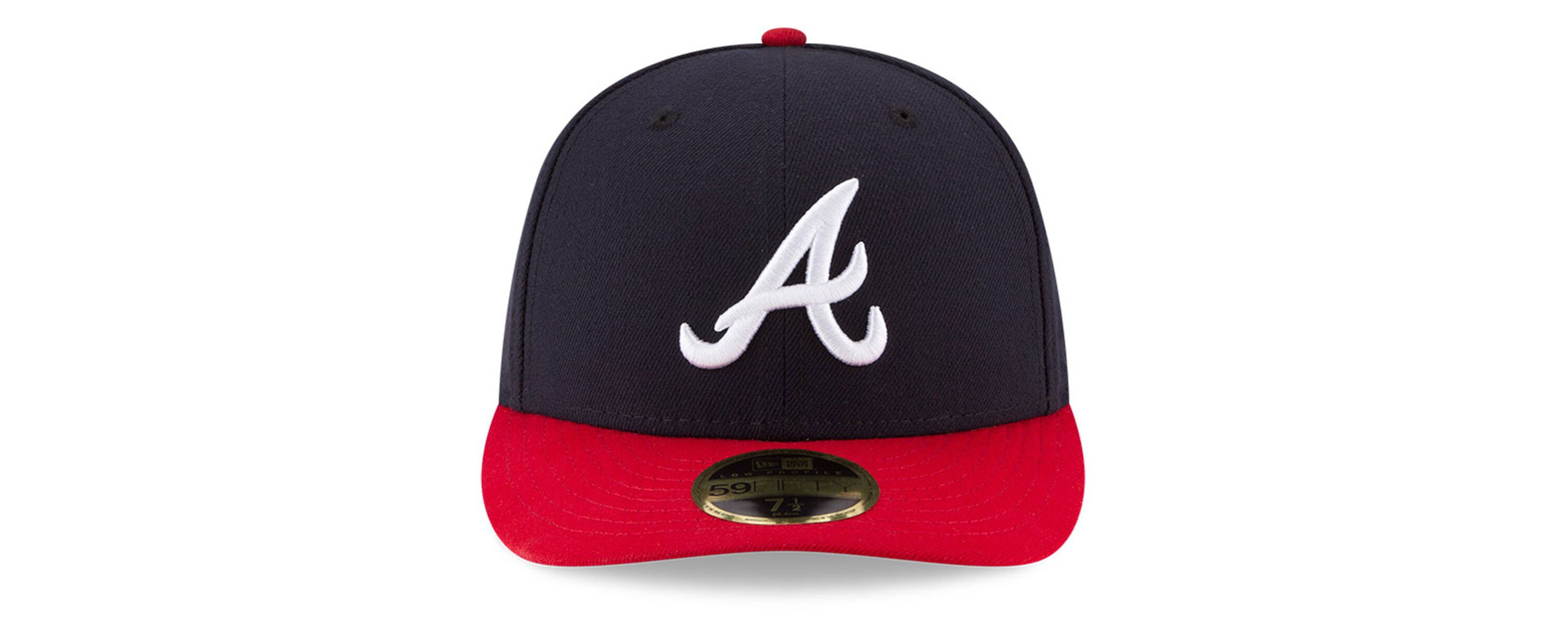MLB Navy/Red Atlanta Braves National Baseball Hall of Fame Low 59FIFTY Fitted Hat