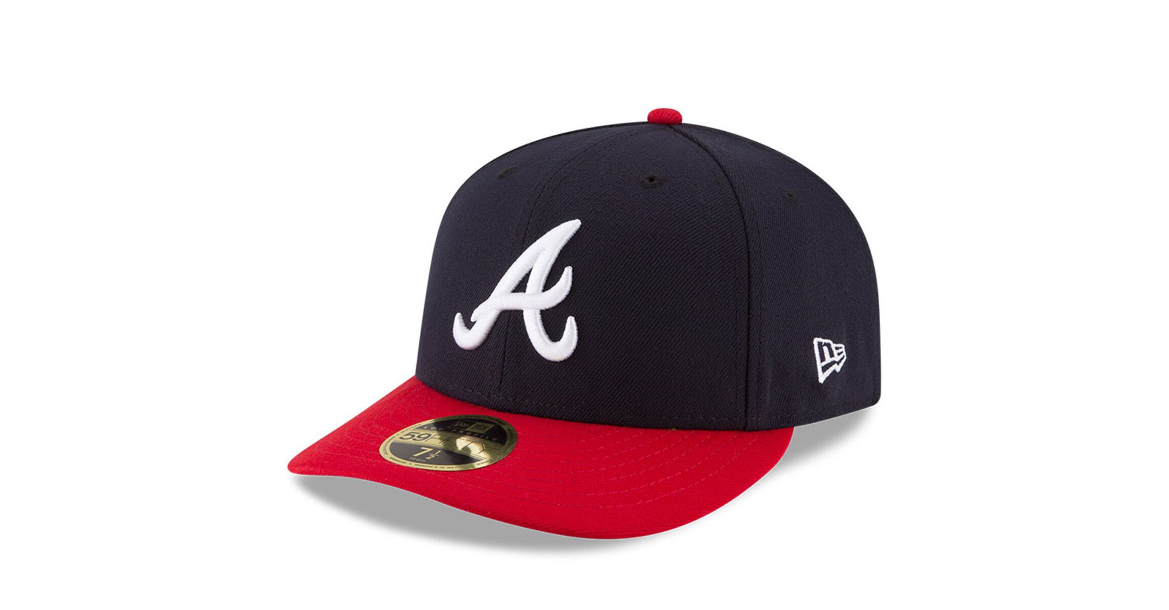 MLB Navy/Red Atlanta Braves National Baseball Hall of Fame Low 59FIFTY Fitted Hat