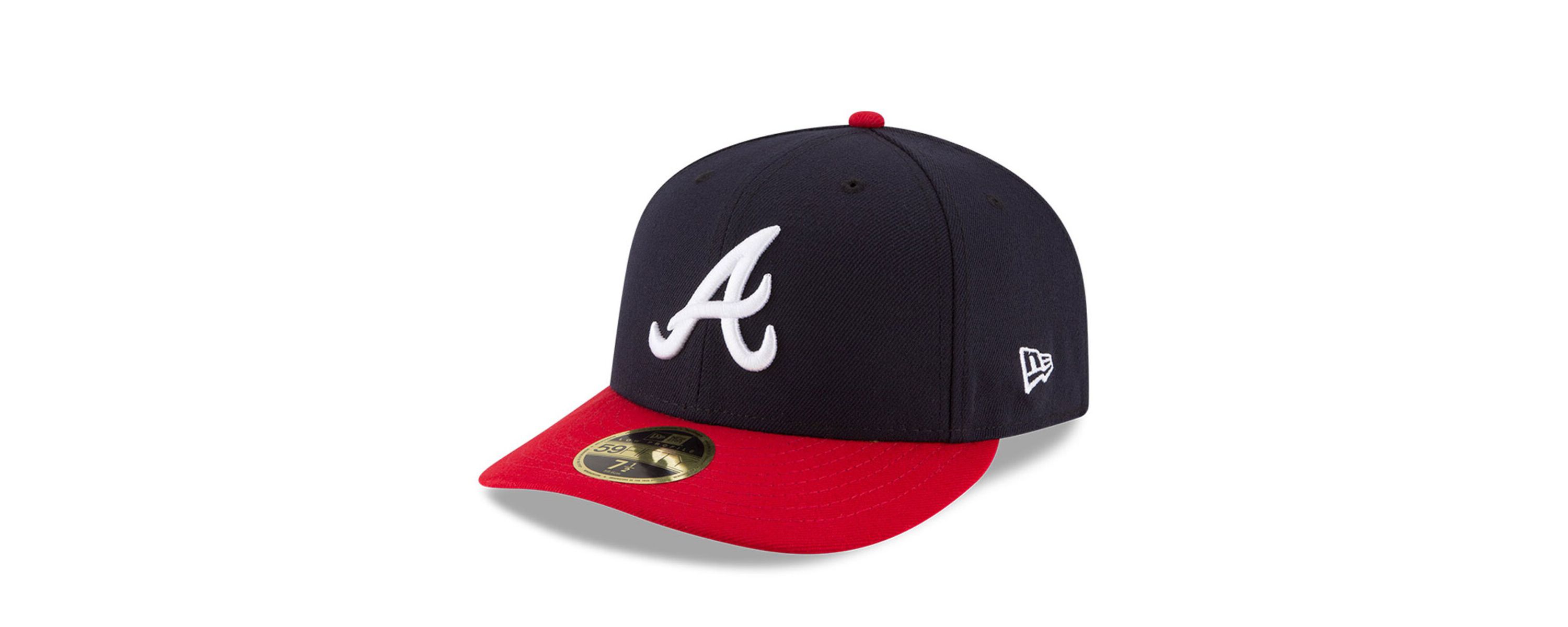 MLB Navy/Red Atlanta Braves National Baseball Hall of Fame Low 59FIFTY Fitted Hat