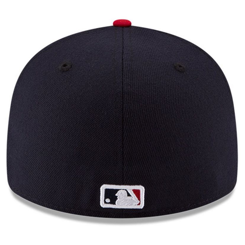 MLB Navy/Red Atlanta Braves National Baseball Hall of Fame Low 59FIFTY Fitted Hat
