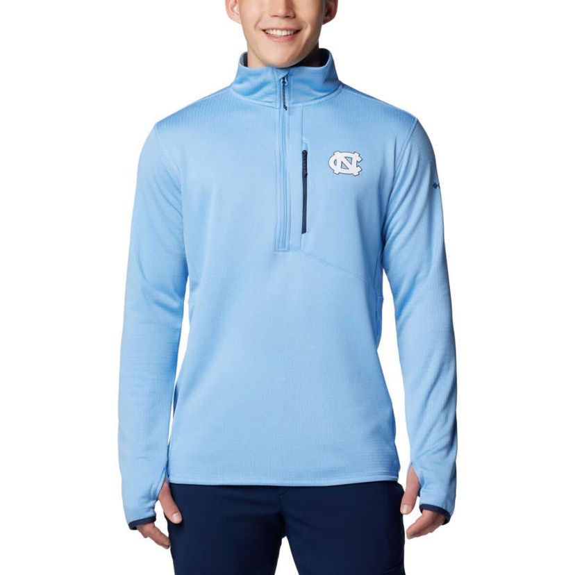 NCAA Carolina North Carolina Tar Heels Park View Grid Fleece Omni-Wick Half-Zip Jacket