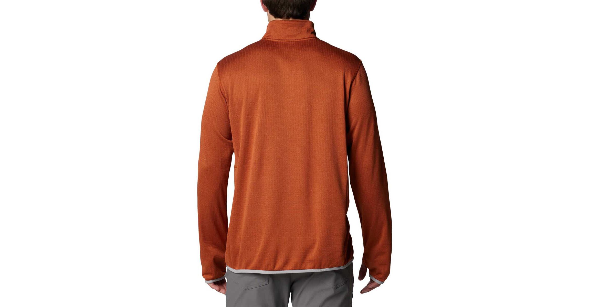 NCAA Texas Texas Longhorns Park View Grid Fleece Omni-Wick Half-Zip Jacket