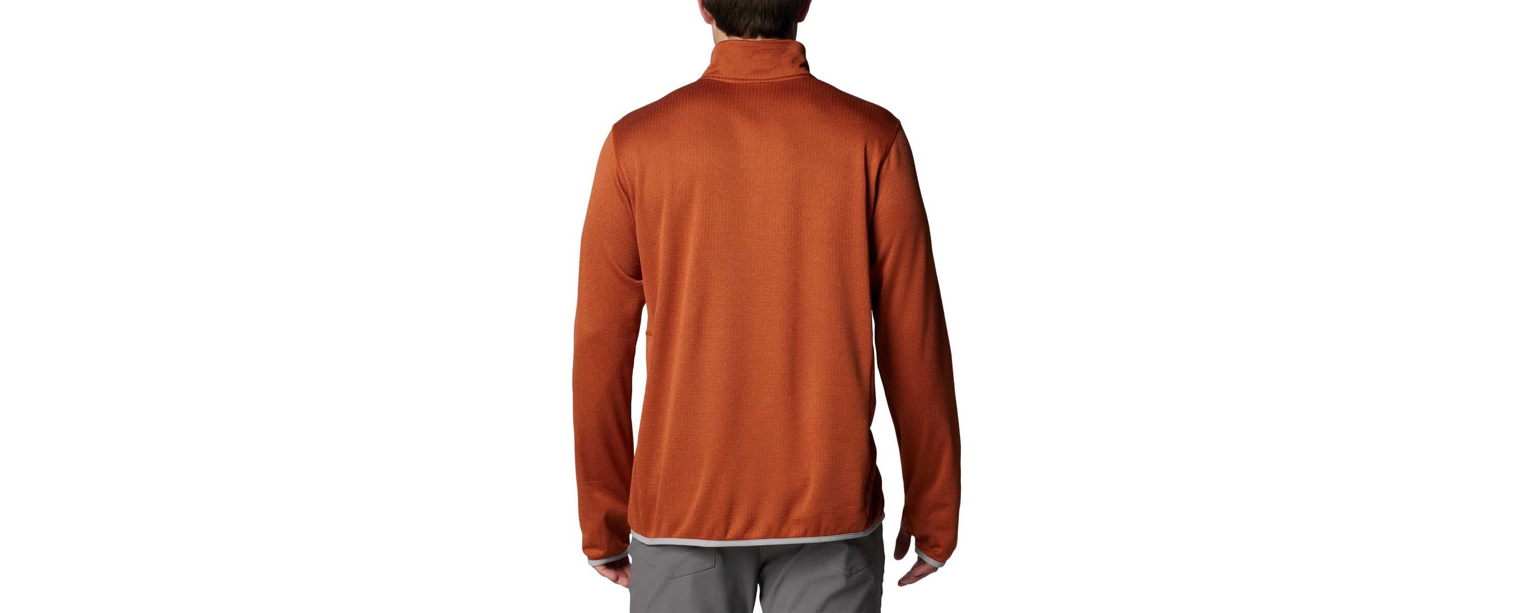 NCAA Texas Texas Longhorns Park View Grid Fleece Omni-Wick Half-Zip Jacket