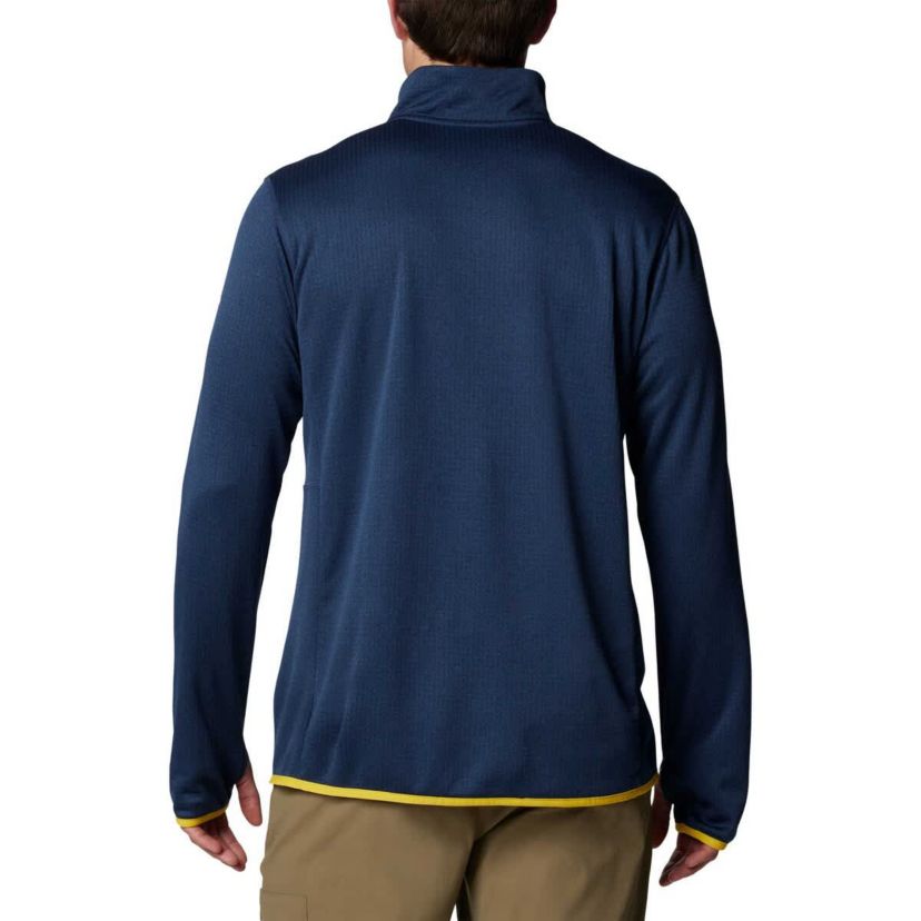 NCAA Michigan Wolverines Park View Grid Fleece Omni-Wick Half-Zip Jacket