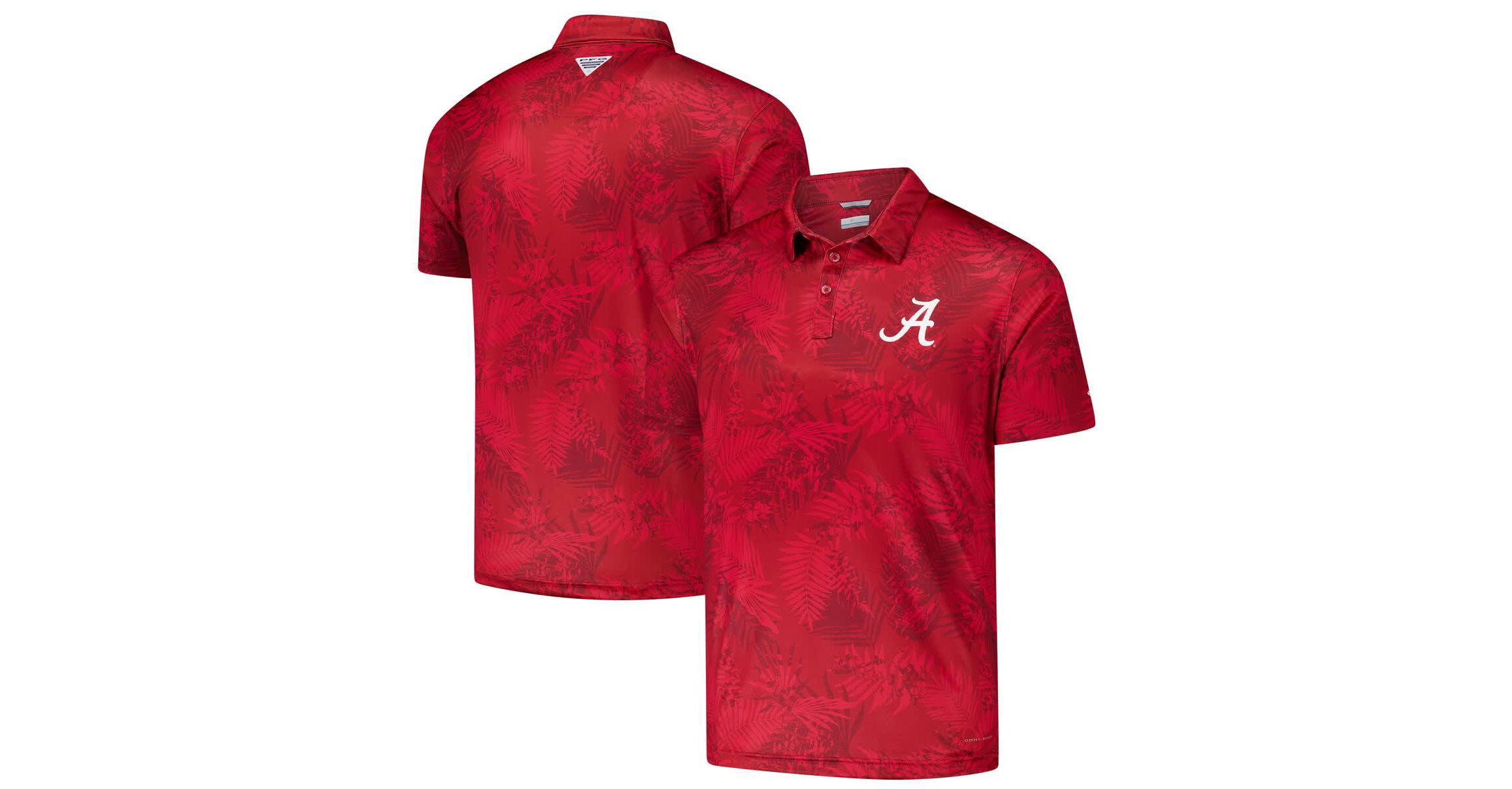 Alabama Crimson Tide NCAA Alabama Tide PFG Super Terminal Tackle™ Omni-Shade™ Bangalows Polo
