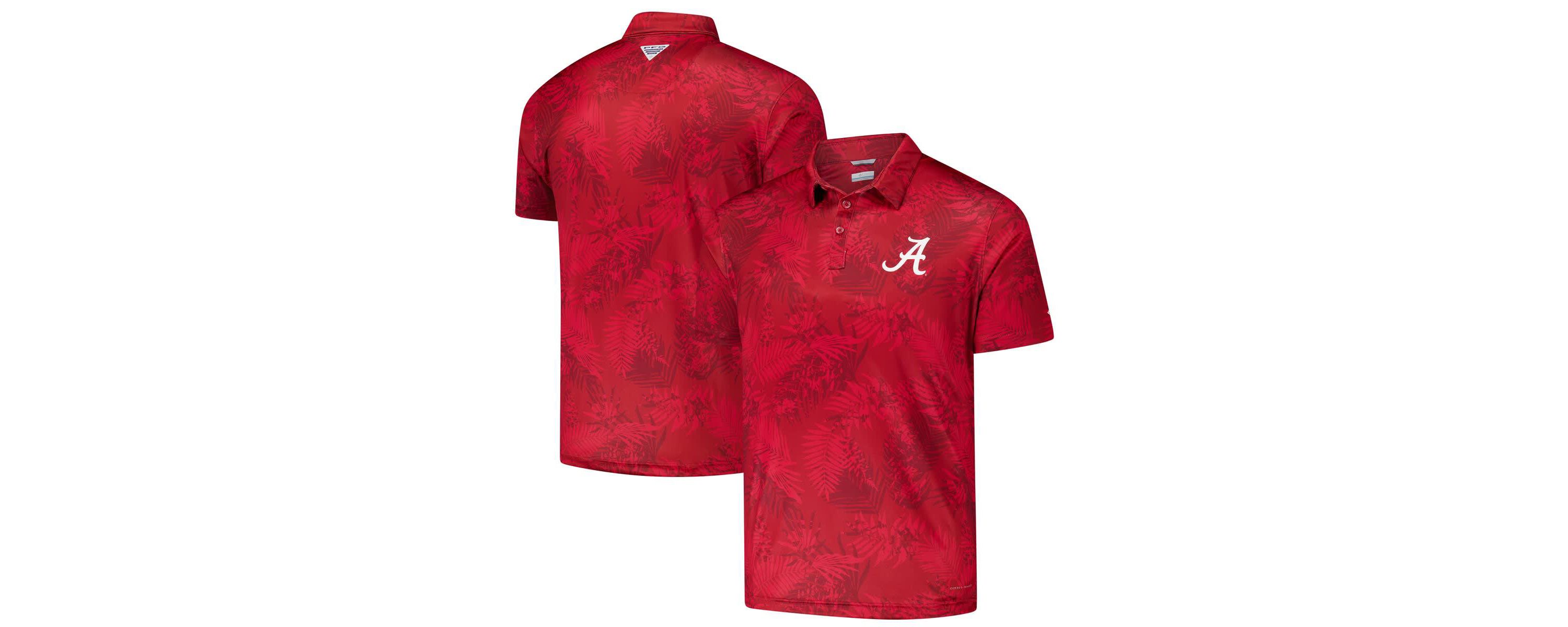 Alabama Crimson Tide NCAA Alabama Tide PFG Super Terminal Tackle™ Omni-Shade™ Bangalows Polo