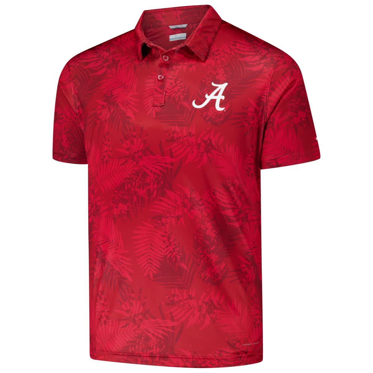 Alabama Crimson Tide NCAA Alabama Tide PFG Super Terminal Tackle™ Omni-Shade™ Bangalows Polo