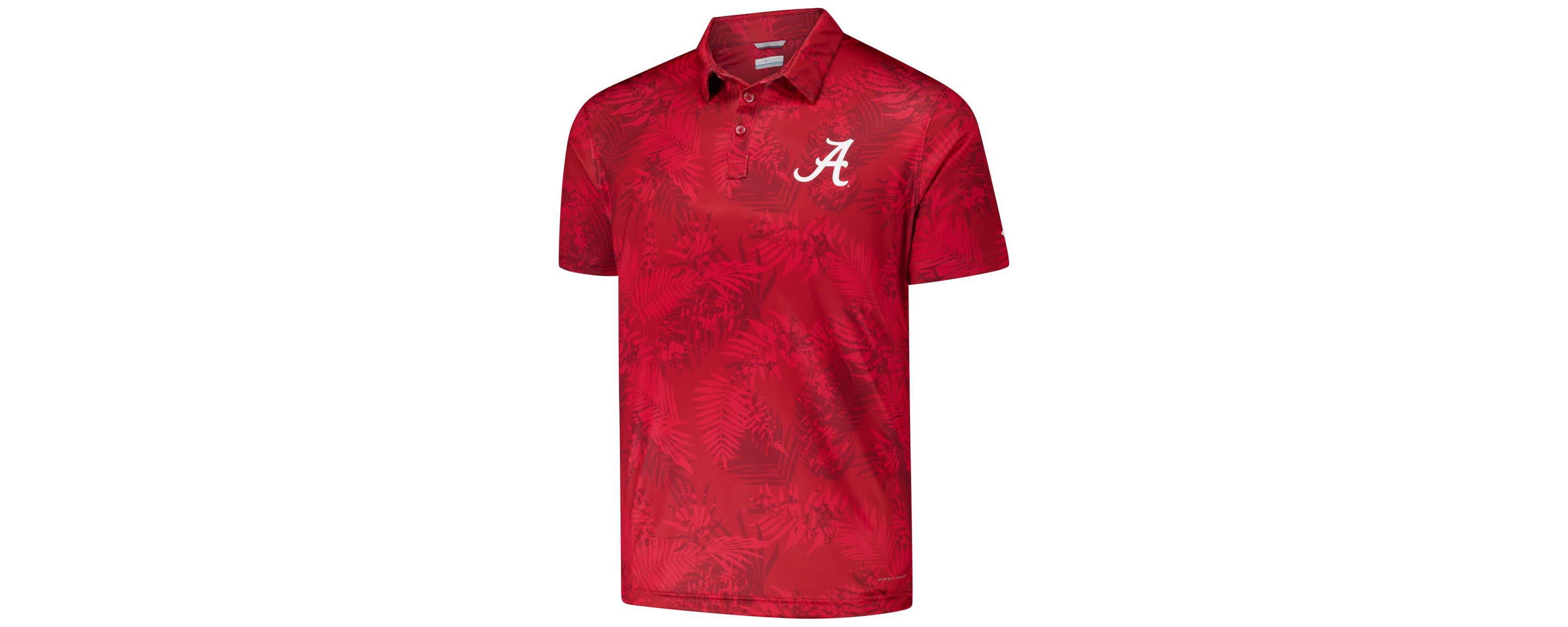 Alabama Crimson Tide NCAA Alabama Tide PFG Super Terminal Tackle™ Omni-Shade™ Bangalows Polo