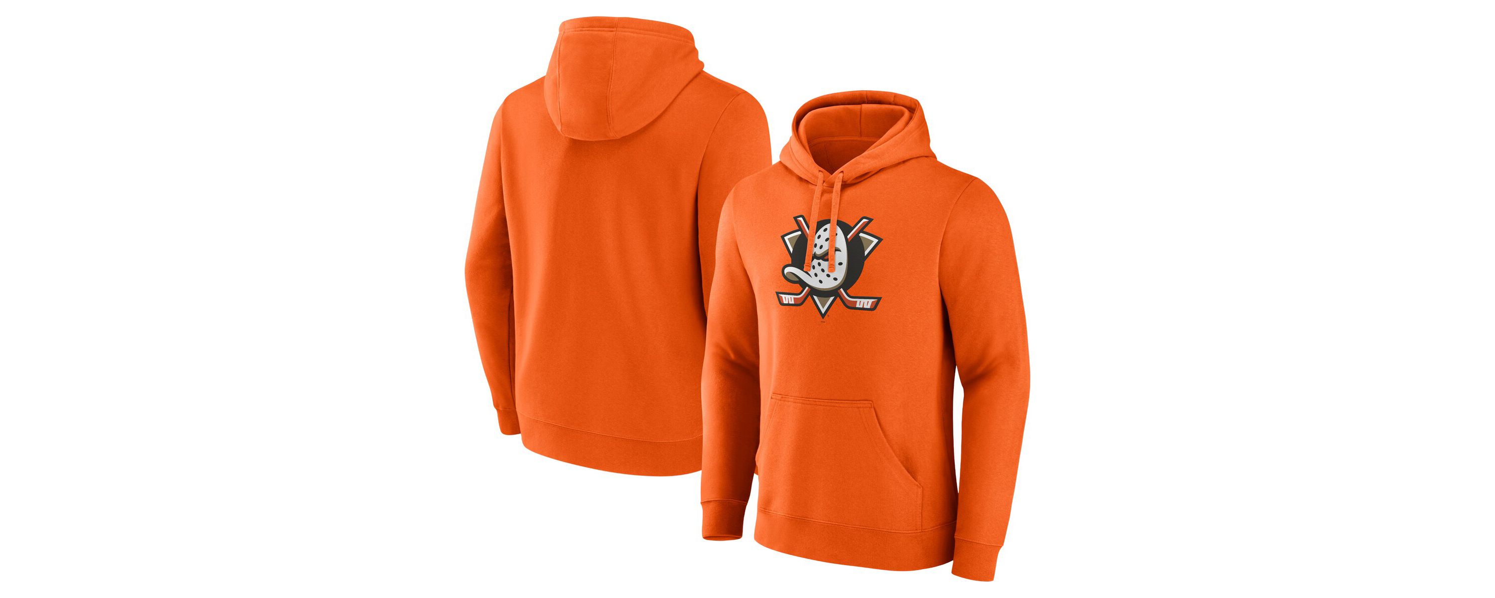 NHL Fanatics Anaheim Ducks Primary Logo Fleece Pullover Hoodie