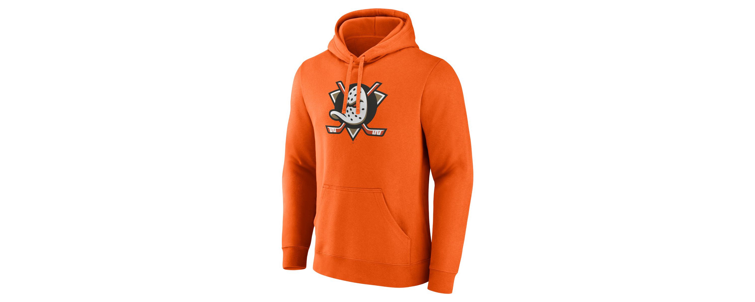 NHL Fanatics Anaheim Ducks Primary Logo Fleece Pullover Hoodie