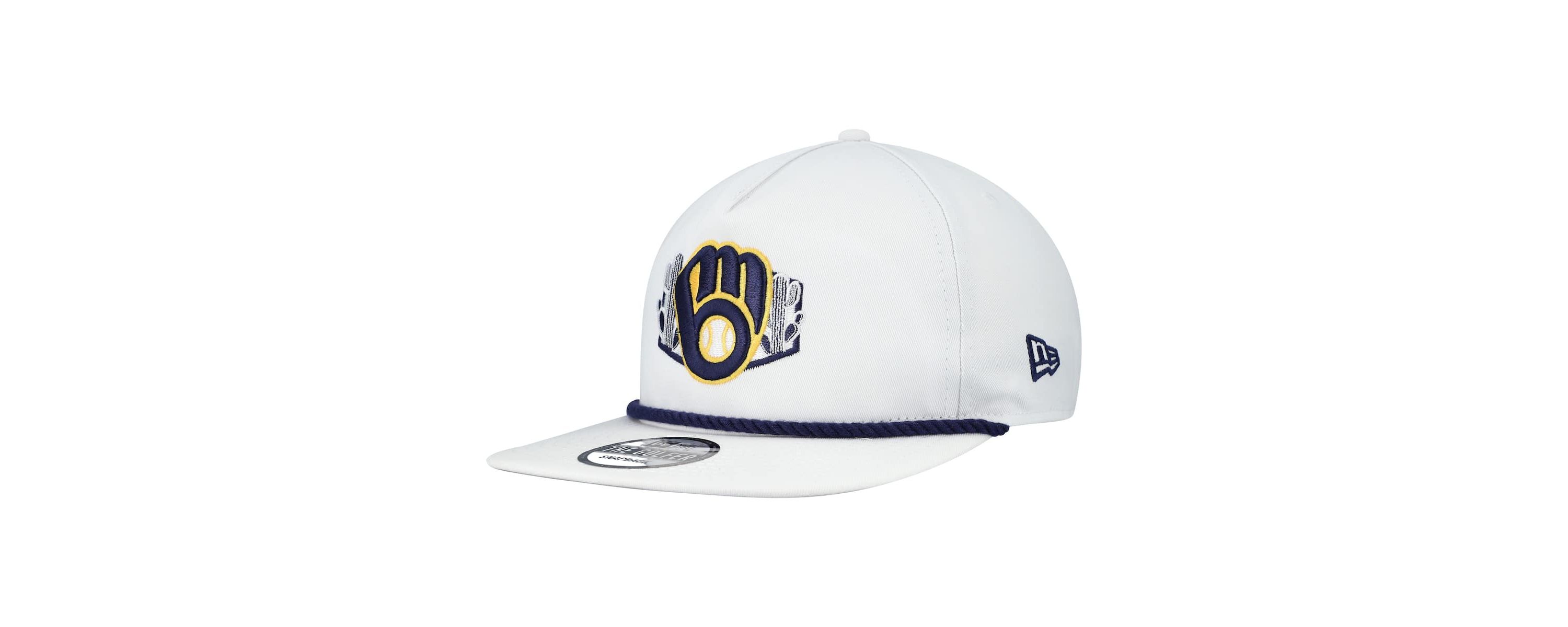 MLB Milwaukee Brewers 2025 Spring Training Palm Golfer Snapback Hat