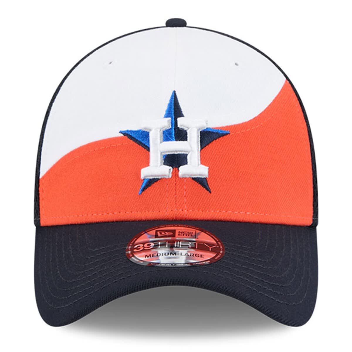 MLB Orange/Navy Houston Astros 2025 Spring Training 39THIRTY Flex Hat