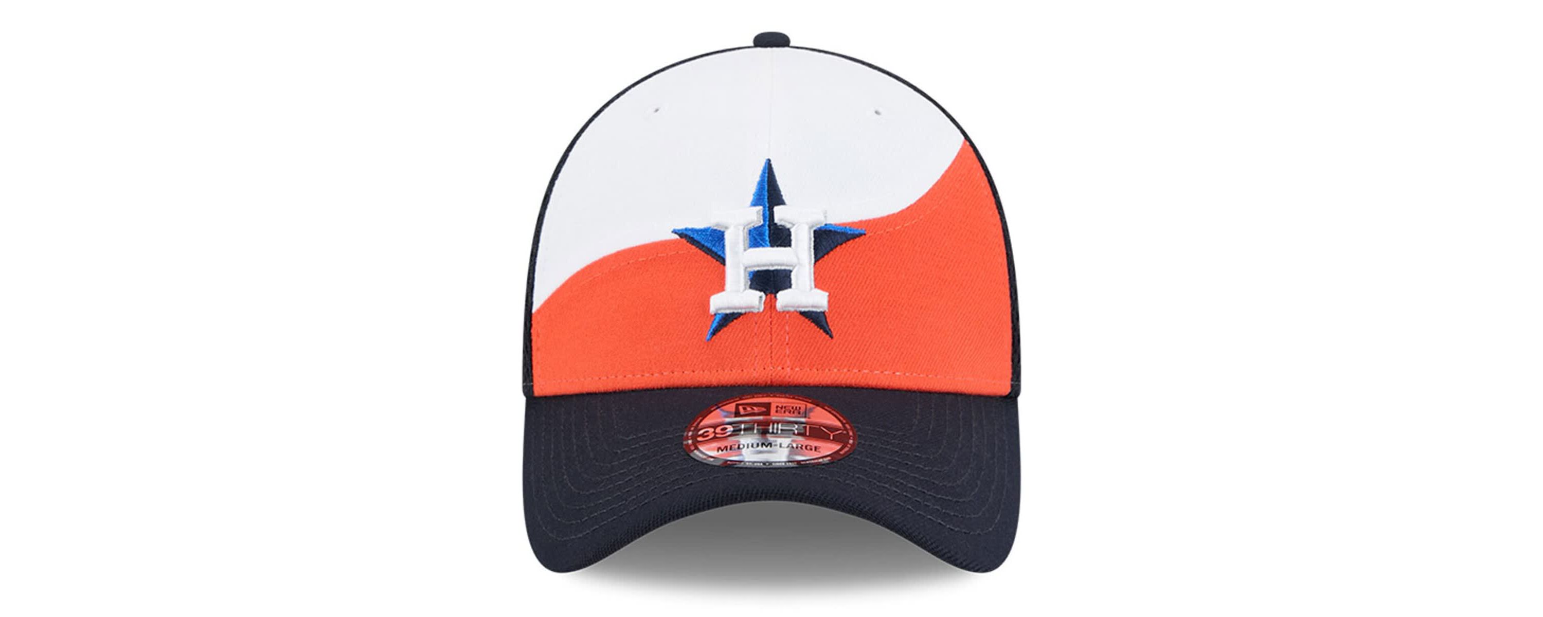 MLB Orange/Navy Houston Astros 2025 Spring Training 39THIRTY Flex Hat