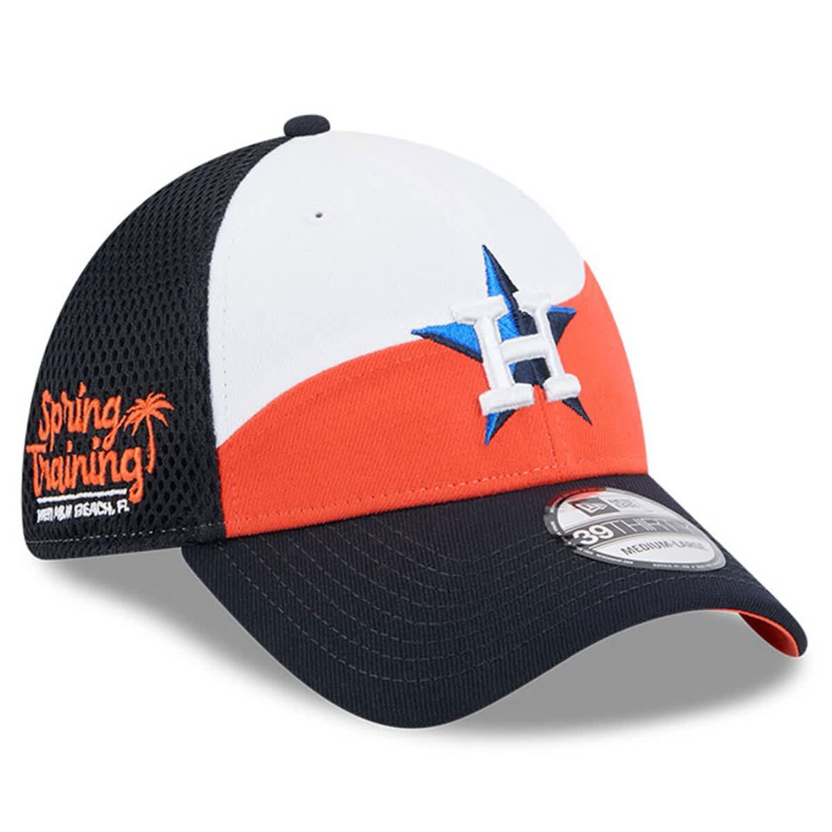 MLB Orange/Navy Houston Astros 2025 Spring Training 39THIRTY Flex Hat
