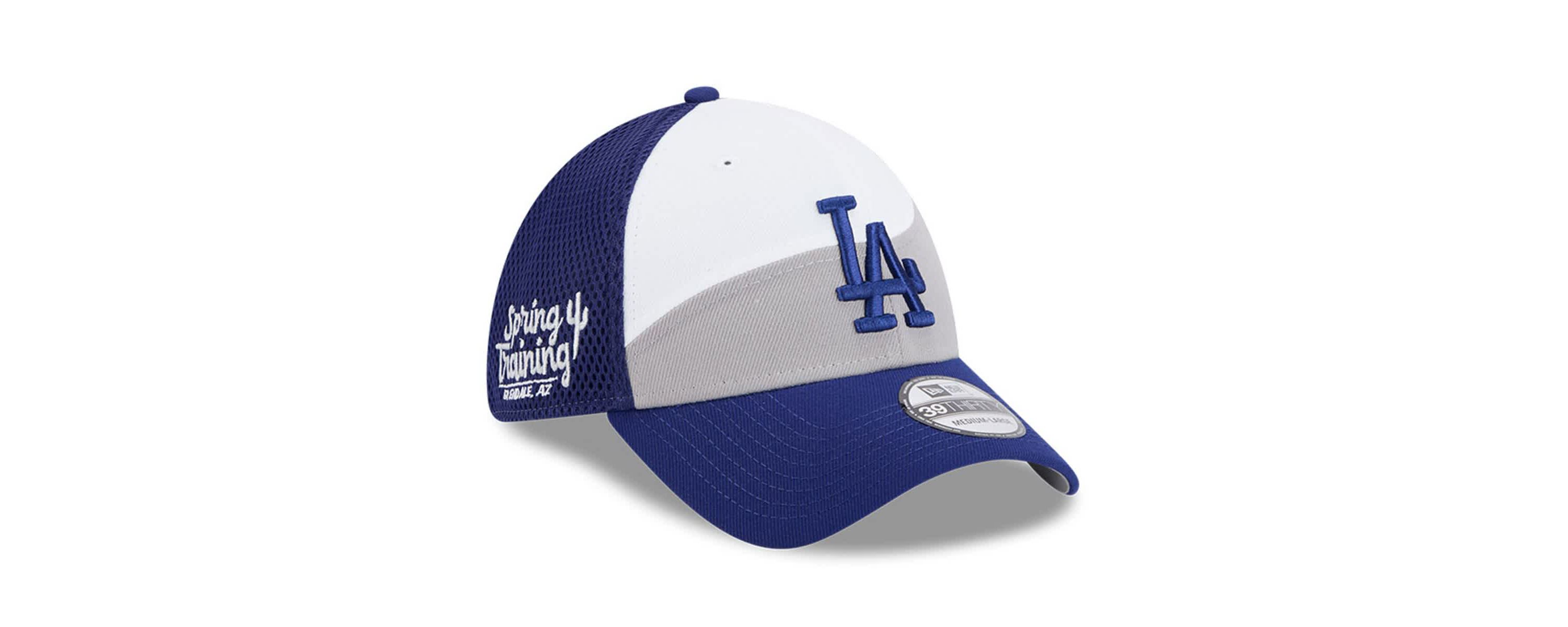 MLB Gray/Royal Los Angeles Dodgers 2025 Spring Training 39THIRTY Flex Hat