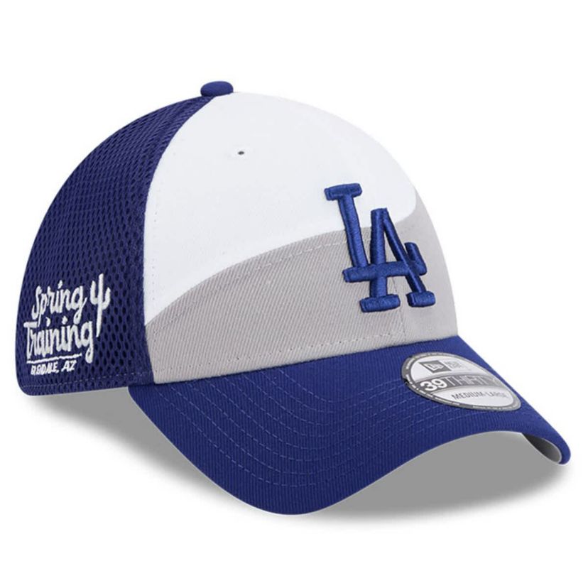 MLB Gray/Royal Los Angeles Dodgers 2025 Spring Training 39THIRTY Flex Hat