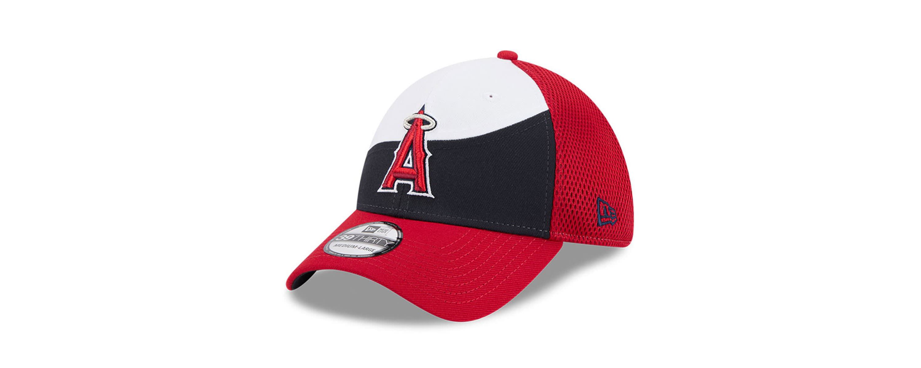 MLB White/Navy Los Angeles Angels 2025 Spring Training 39THIRTY Flex Hat