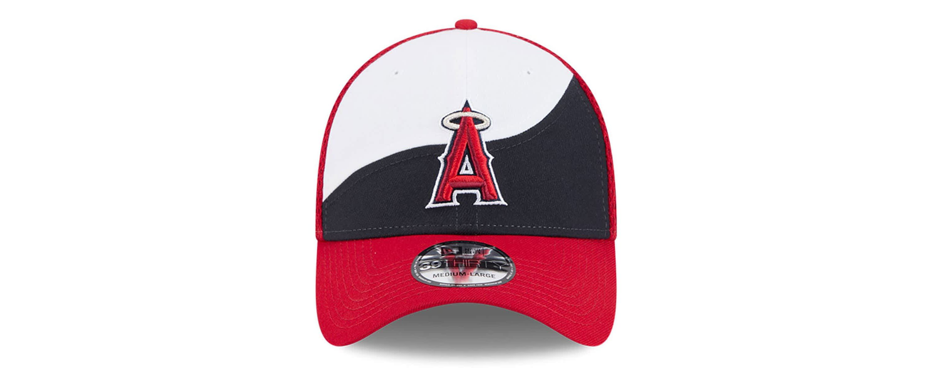 MLB White/Navy Los Angeles Angels 2025 Spring Training 39THIRTY Flex Hat